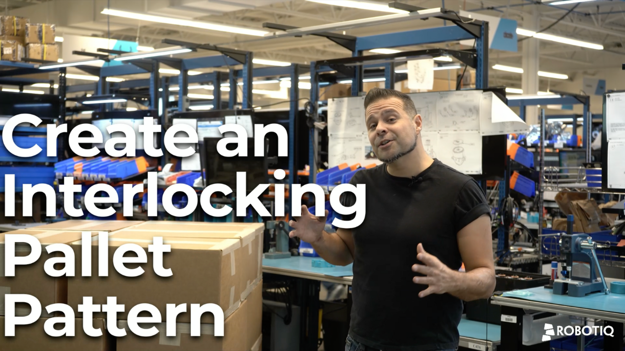 Create Interlocking Pallet Pattern - Palletizing