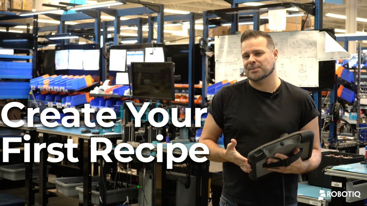 Create your First Recipe - Palletizing