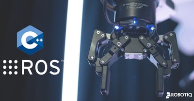 Préhenseur Robotiq avec logo ROS
