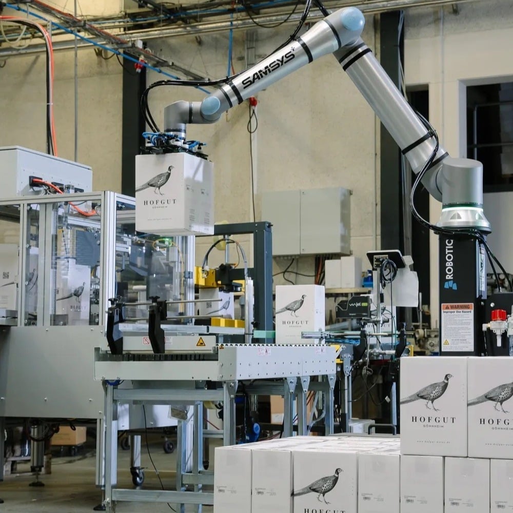 Robotiq Palletizing Solution palletizing boxes
